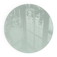 GLASPLATTE für Kamin Ø 70 cm - Grün, Glas (70/70/0.4cm) - TULUP
