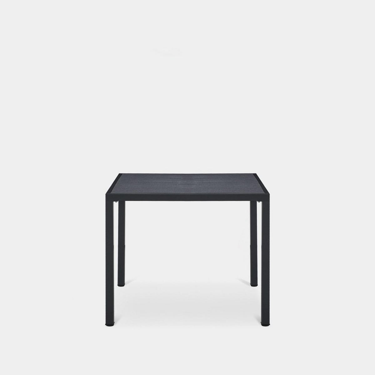 ESSTISCH Jastorf Grau 84 cm x 76 cm - Grau, Kunststoff (84/84/76cm) - Klast Home