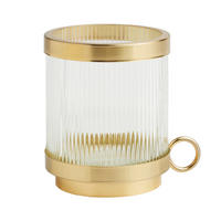 KERZENSTÄNDER Ben - Goldfarben, Metall (13/11/9cm) - home&you