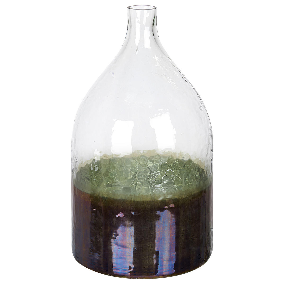 BLUMENVASE Glas bunt Kulcha - Multicolor, Glas (36cm) - Beliani