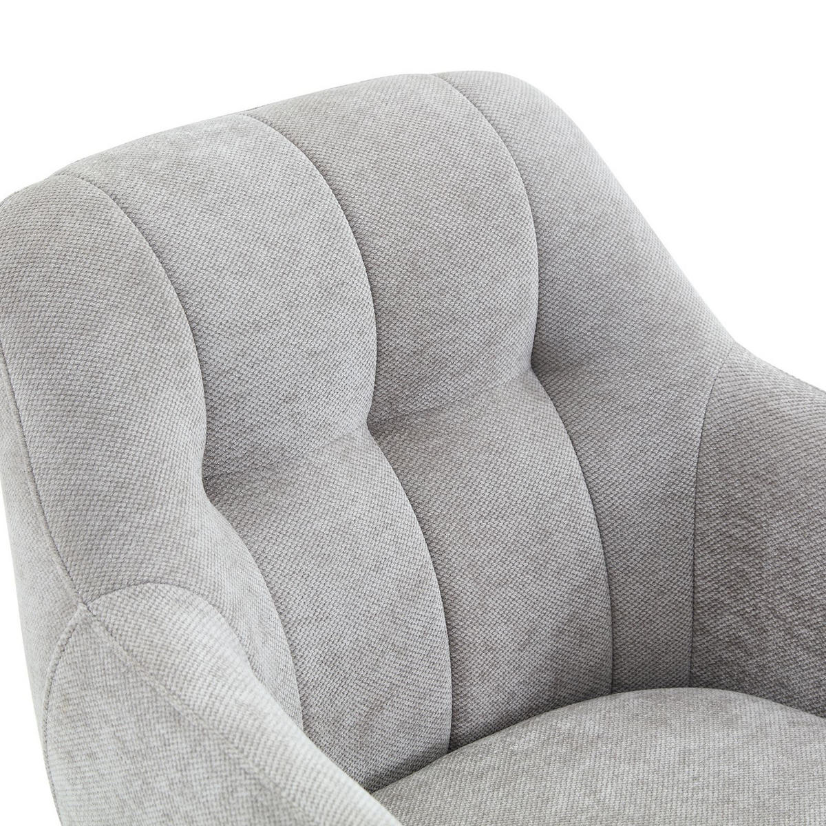 ESSZIMMERSTÜHLE SOMA 2er-Set hellgrau - Hellgrau, Textil (64/83/68cm) - IDIMEX