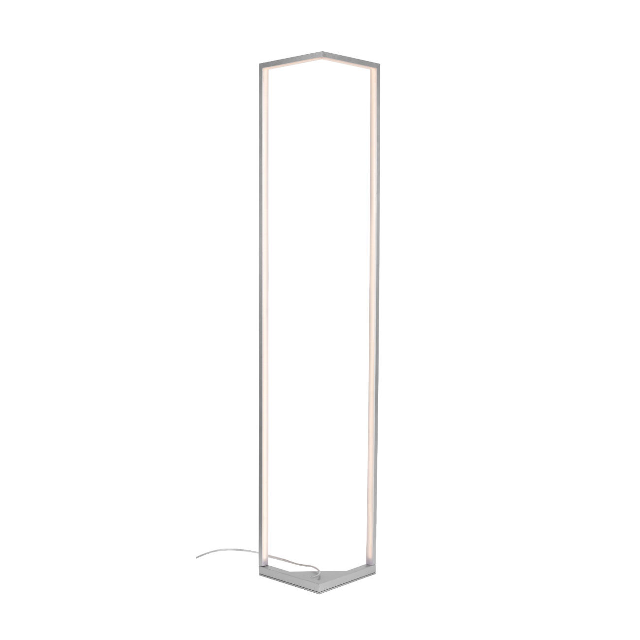 STEHLEUCHTE Tivoli, Grau, 116.8cm - Grau, Metall (20/20/116.8cm) - KOSILUM