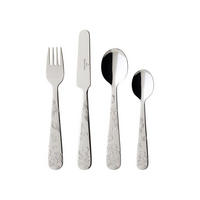 KINDERBESTECK Hungry as a Bear silber 4er Set - Silberfarben, Metall - Villeroy & Boch