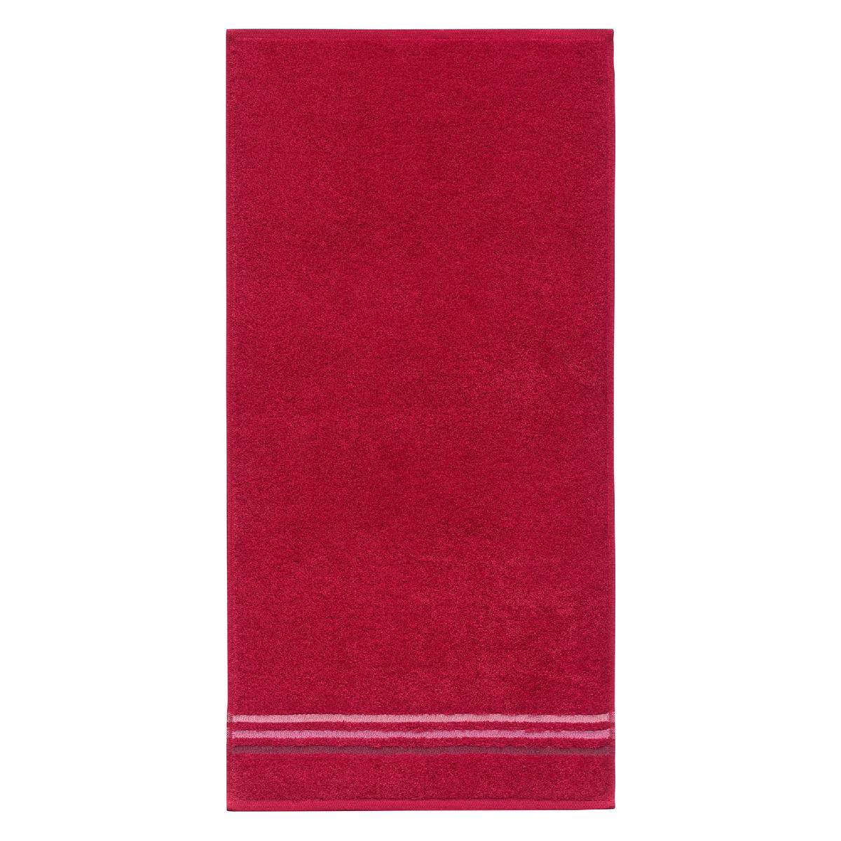 DUSCHTUCHSET Skyline Color - 2-teilig - 70 x 140 cm - Rot - Rot, Textil (70/140cm) - SCHIESSER