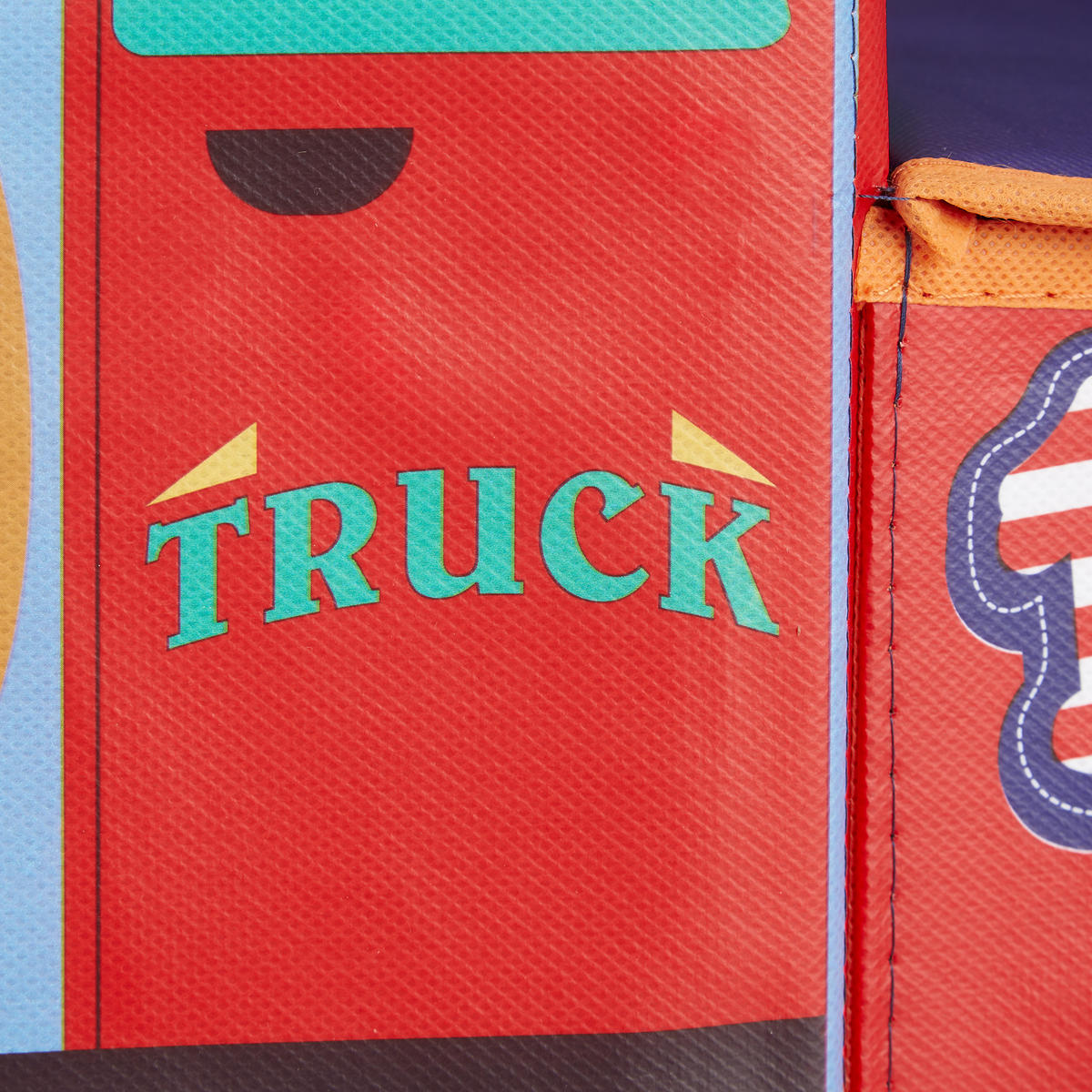 SITZBOX Kinder - Multicolor, Holzwerkstoff/Wellpappe (27/33/56cm) - Relaxdays