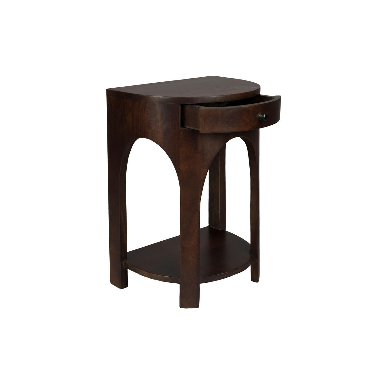 BEISTELLTISCH Belvedere - Braun, Holz (30/40/55cm) - Dutchbone