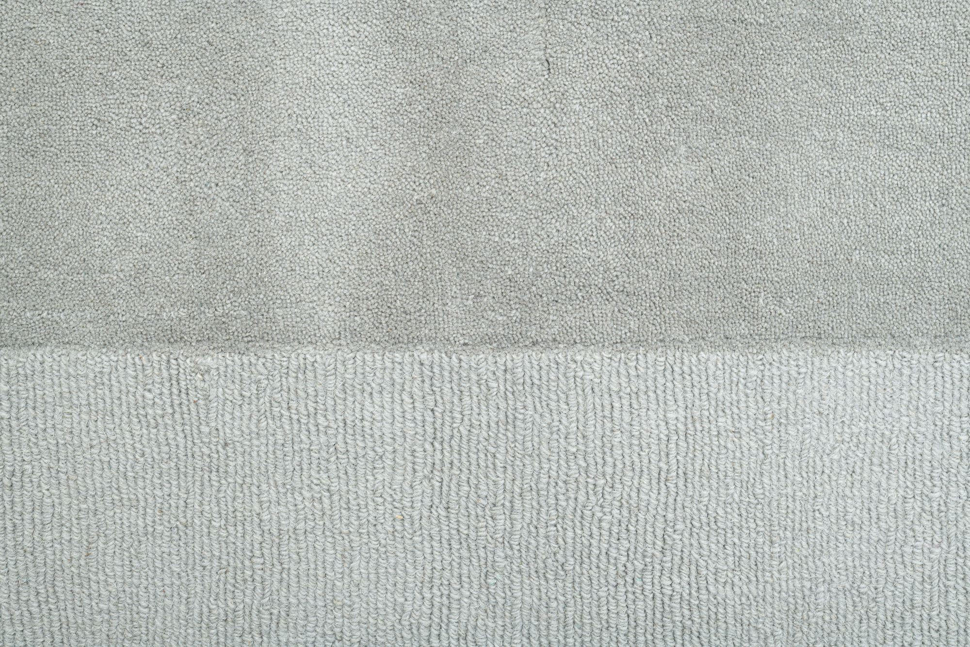 HANDTUFT-TEPPICH Usedom 60x90 cm - Grau, Textil (60/90cm) - THEKO