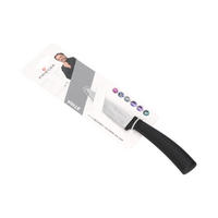 GEMÜSEMESSER Basic Schwarz 28/7/1.5 cm Metall - Schwarz, Metall (28cm) - Mondex