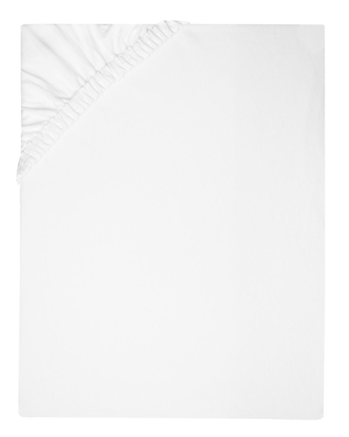 SPANNBETTLAKEN, 100x200 cm, 100% Baumwolle, Weiß - Weiß, Textil (100/200cm) - Zollner