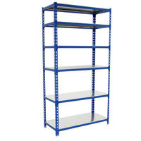 SCHWERLASTREGAL Giant Metal Shark HxBxT 250 x 120 x 30 cm Fachlast 200 kg Blau - Blau, Metall (120/250/30cm) - PROREGAL