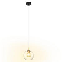 PENDELLEUCHTE Daniel 20/20/155 cm - Transparent, Metall (20/20/155cm) - ZMH