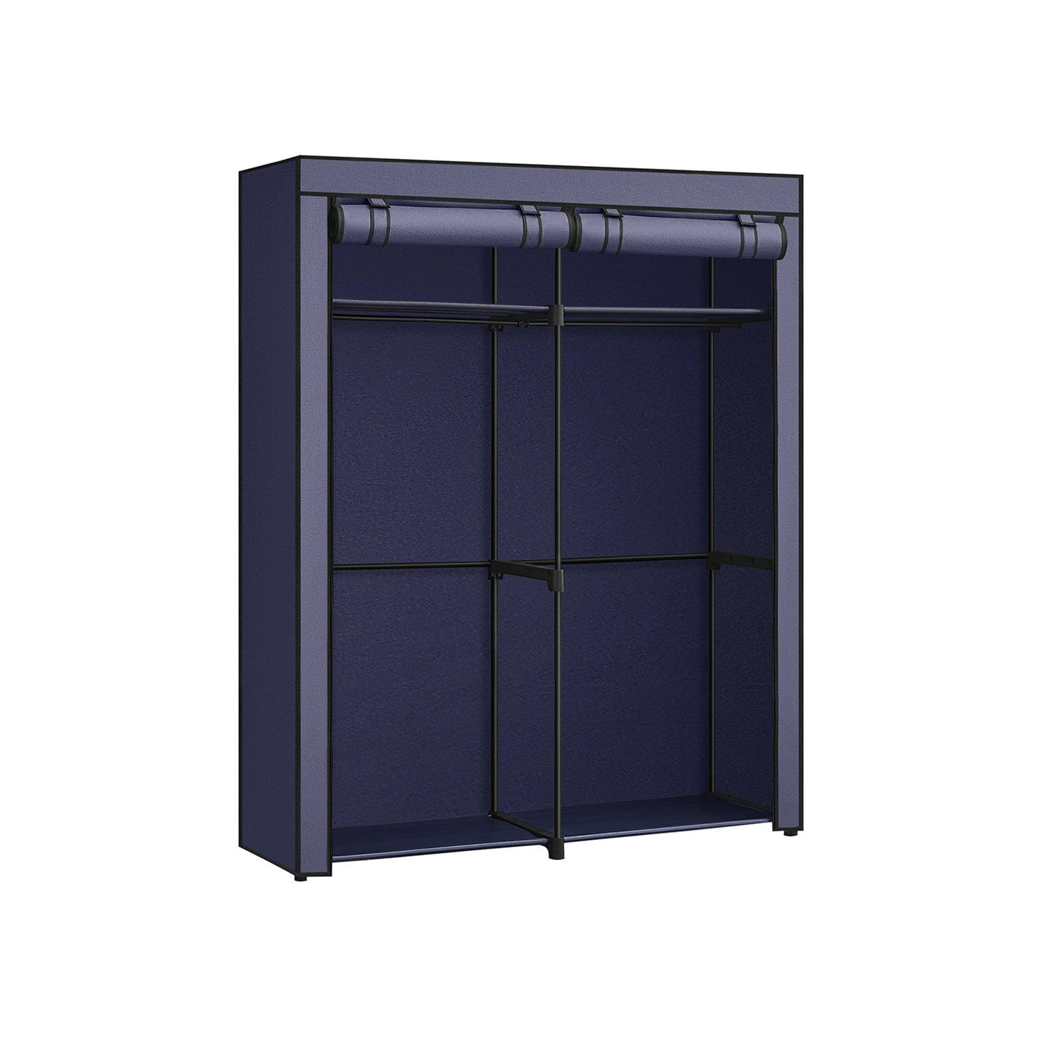 GARDEROBE LISBON - Blau, Kunststoff (140/174/43cm) - Hansiro