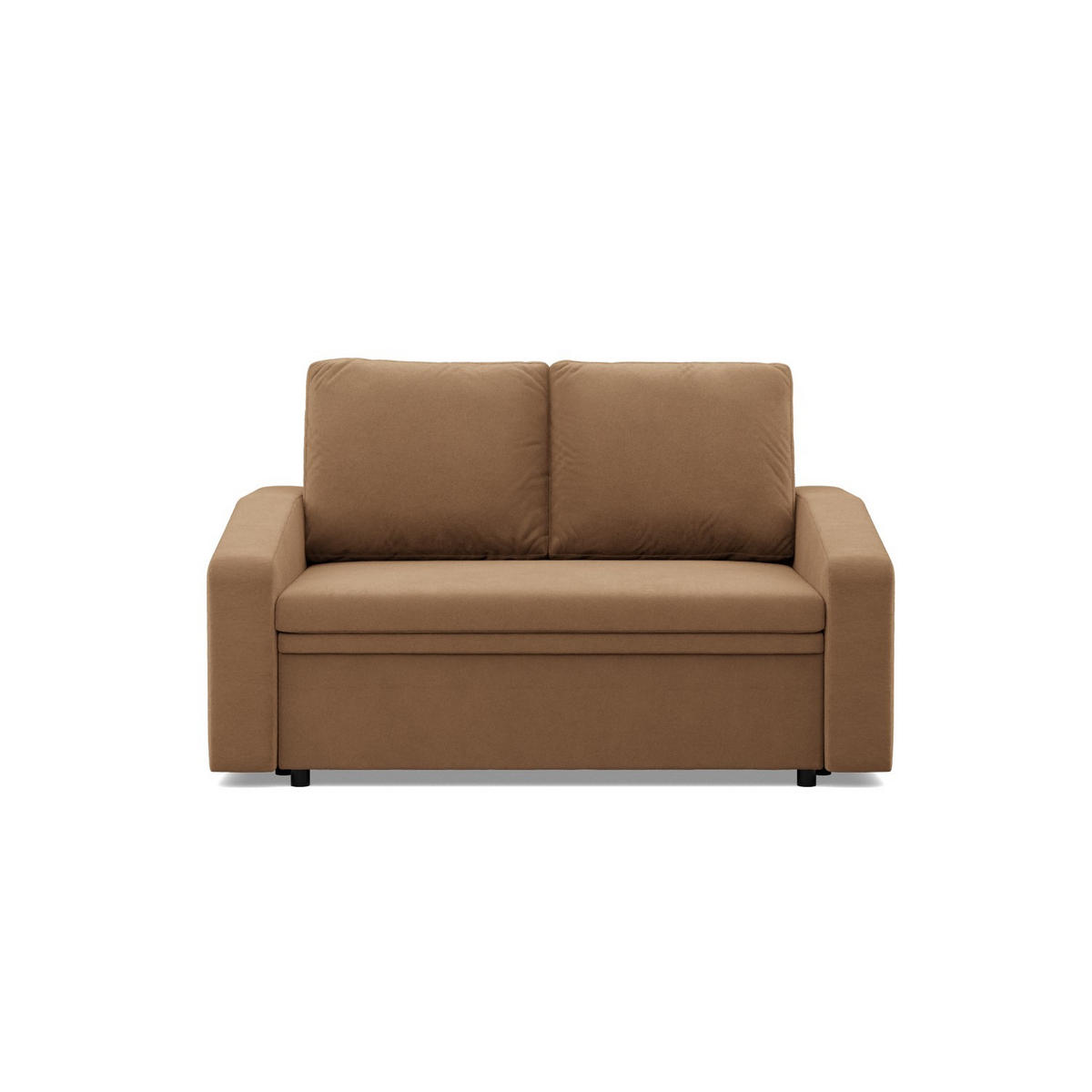 SOFA 2-SITZER MIT SCHLAFFUNKTION NEO, Braun - Braun, Textil (148/90/87cm)