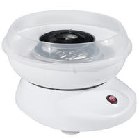 ZUCKERWATTEMASCHINE Weiß - Weiß, Kunststoff (26/18/27cm) - HOMCOM