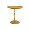 BEISTELLTISCH Zig Zag 40/40/42 cm - Currygelb, Metall (40/40/42cm) - Leitmotiv
