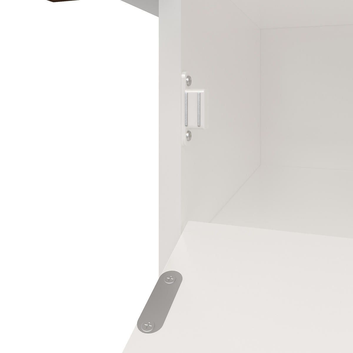 ESSTISCH 110–140/80/75 cm, Weiß - Naturfarben/Weiß, Holzwerkstoff (140/80/75cm)