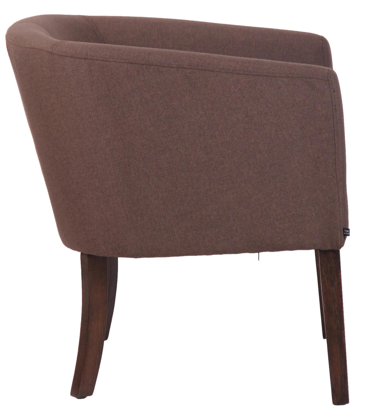 SESSEL Stoff braun - Braun, Holz/Textil (66/73/70cm) - CLP