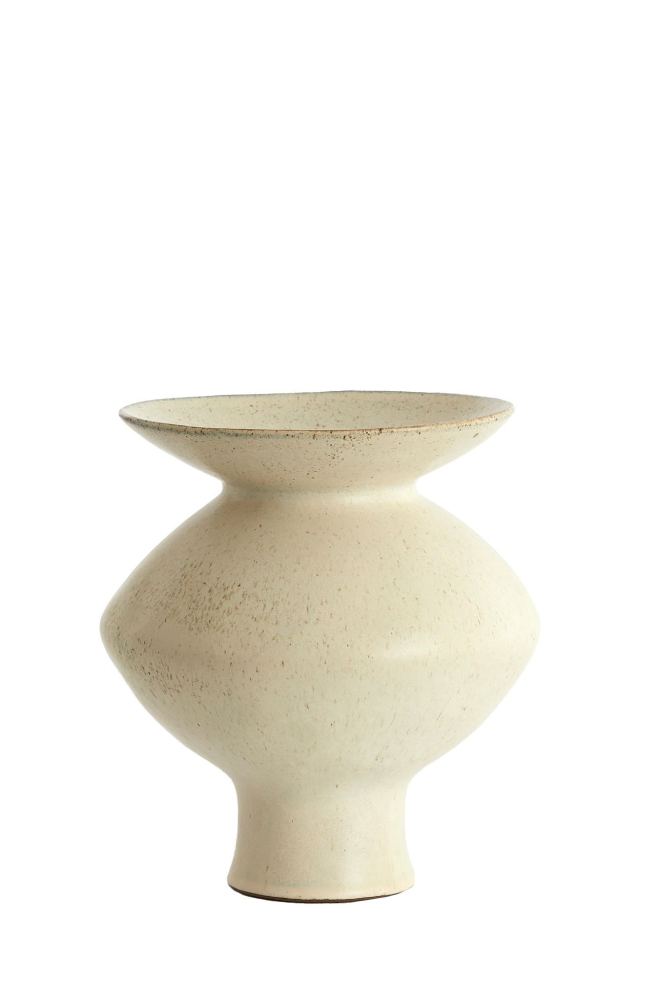 VASE Ajuda Weiß Ø25,5/29 cm - Weiß, Keramik (29cm) - Light & Living