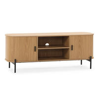 TV-ELEMENT Mónaco 2 türen Eiche-Optik - Honigeiche, Holzwerkstoff (140/55/40cm) - VS Venta-stock