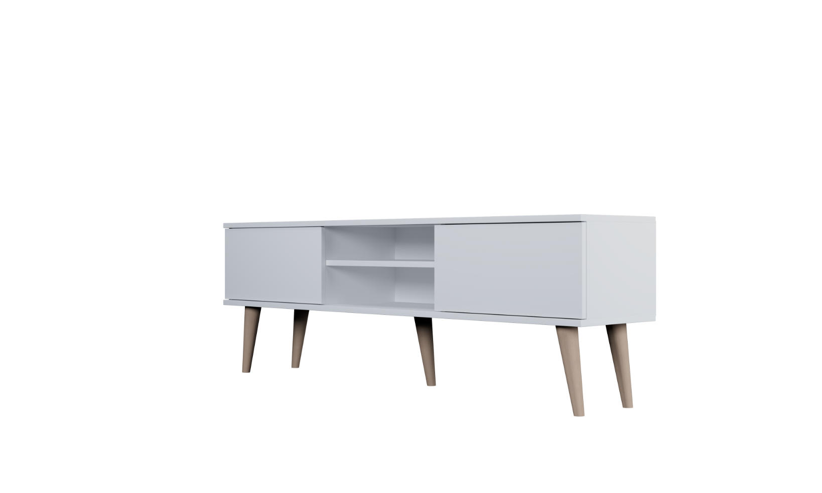 RAUMHIRSCH FURNITURE NÍZKÁ SKŘÍŇKA Toronto II bílá 35/55,2/160 cm
