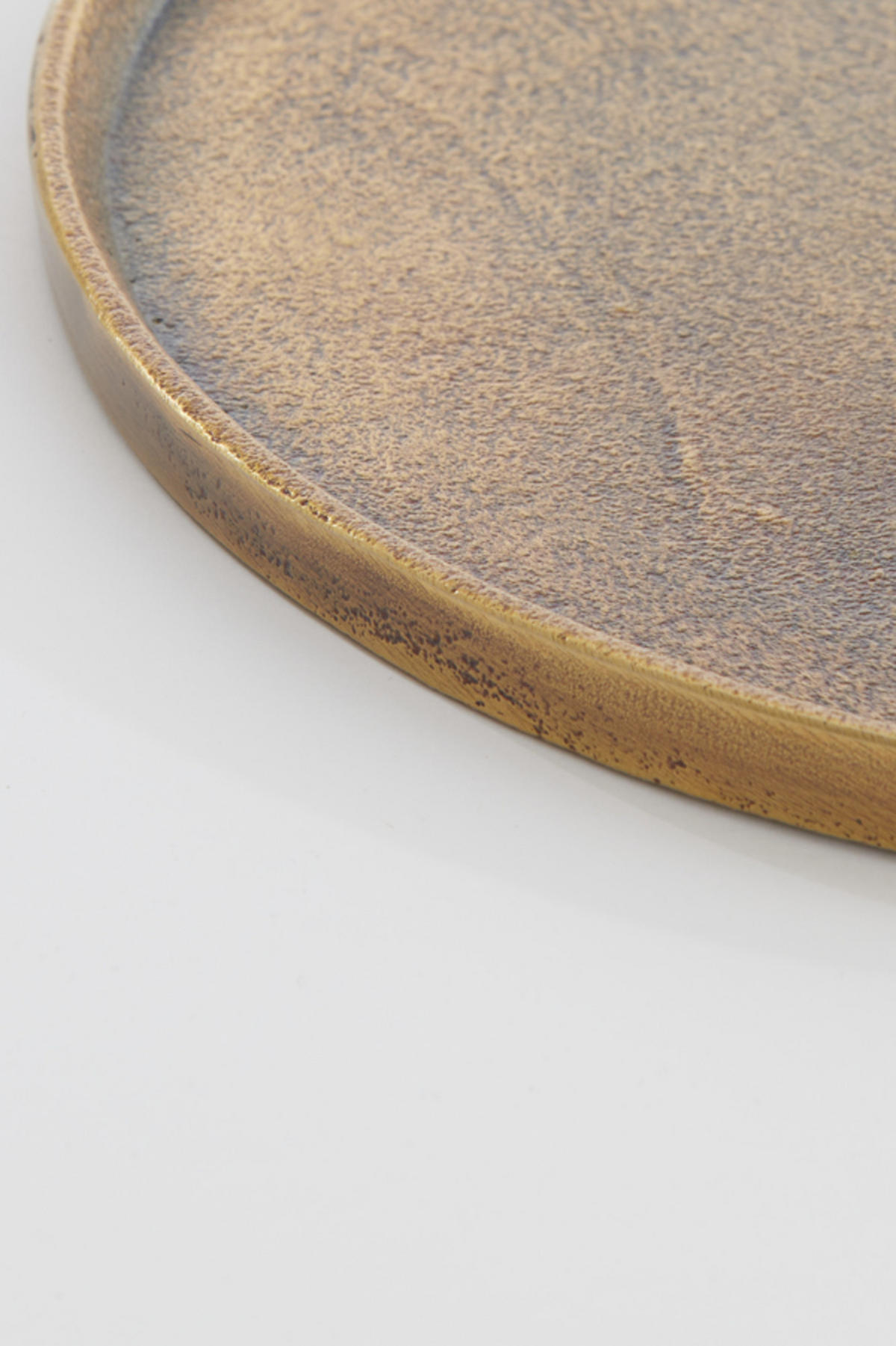 SCHALE Maes Bronze Ø60/1,5 cm - Bronzefarben, Metall (60/1.5cm) - Light & Living