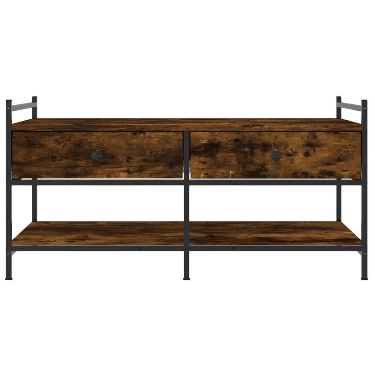 COUCHTISCH Räuchereiche 99x50x50 cm Holzwerkstoff - Braun, Holzwerkstoff (50/99/50cm) - furnicato