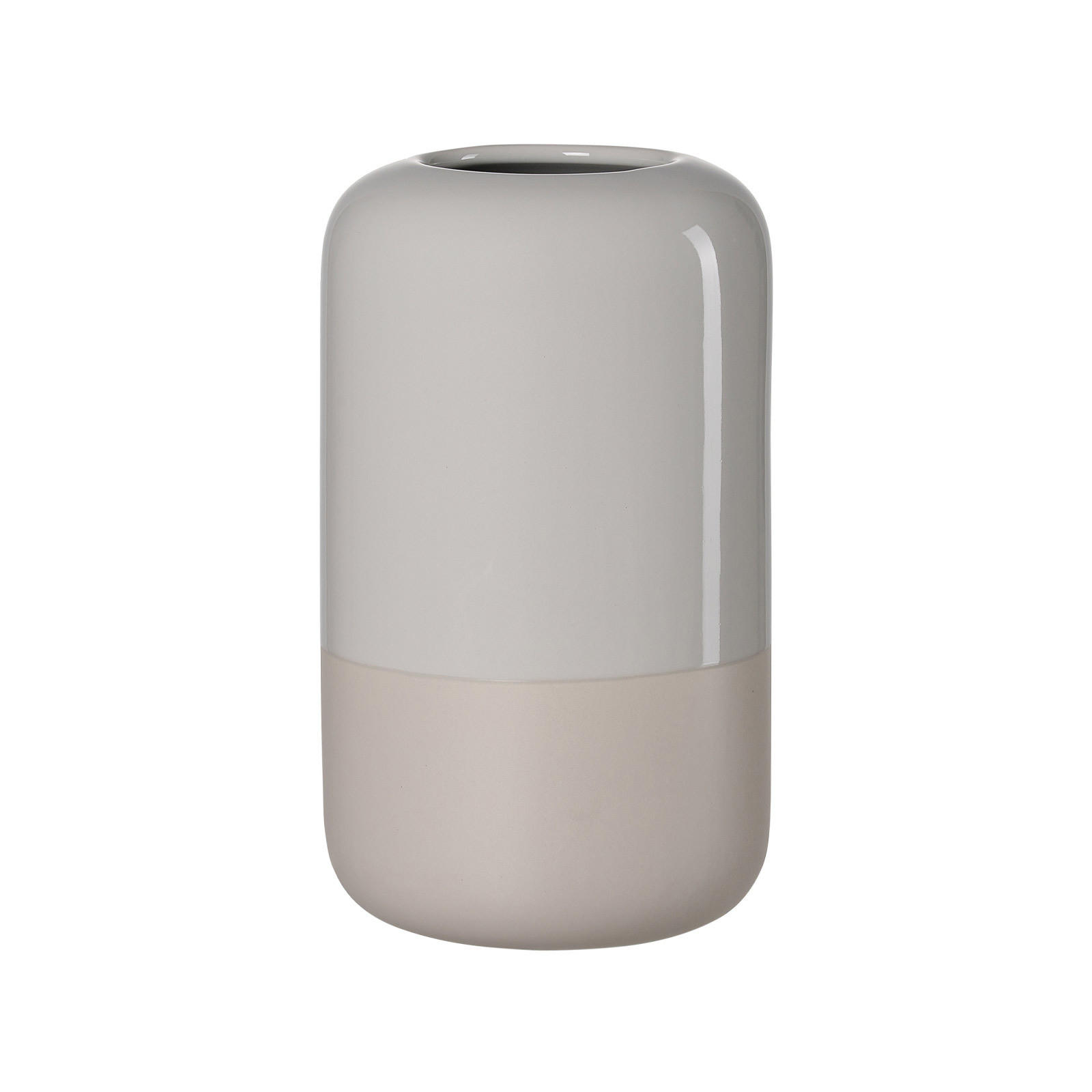 VASE Dome Grau 25 cm - Grau, Keramik (25cm) - Ritzenhoff Breker