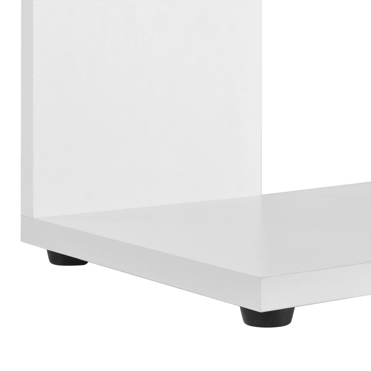 BÜCHERREGAL Aneby - Weiß, Holzwerkstoff (45/159/23.5cm) - [en.casa]