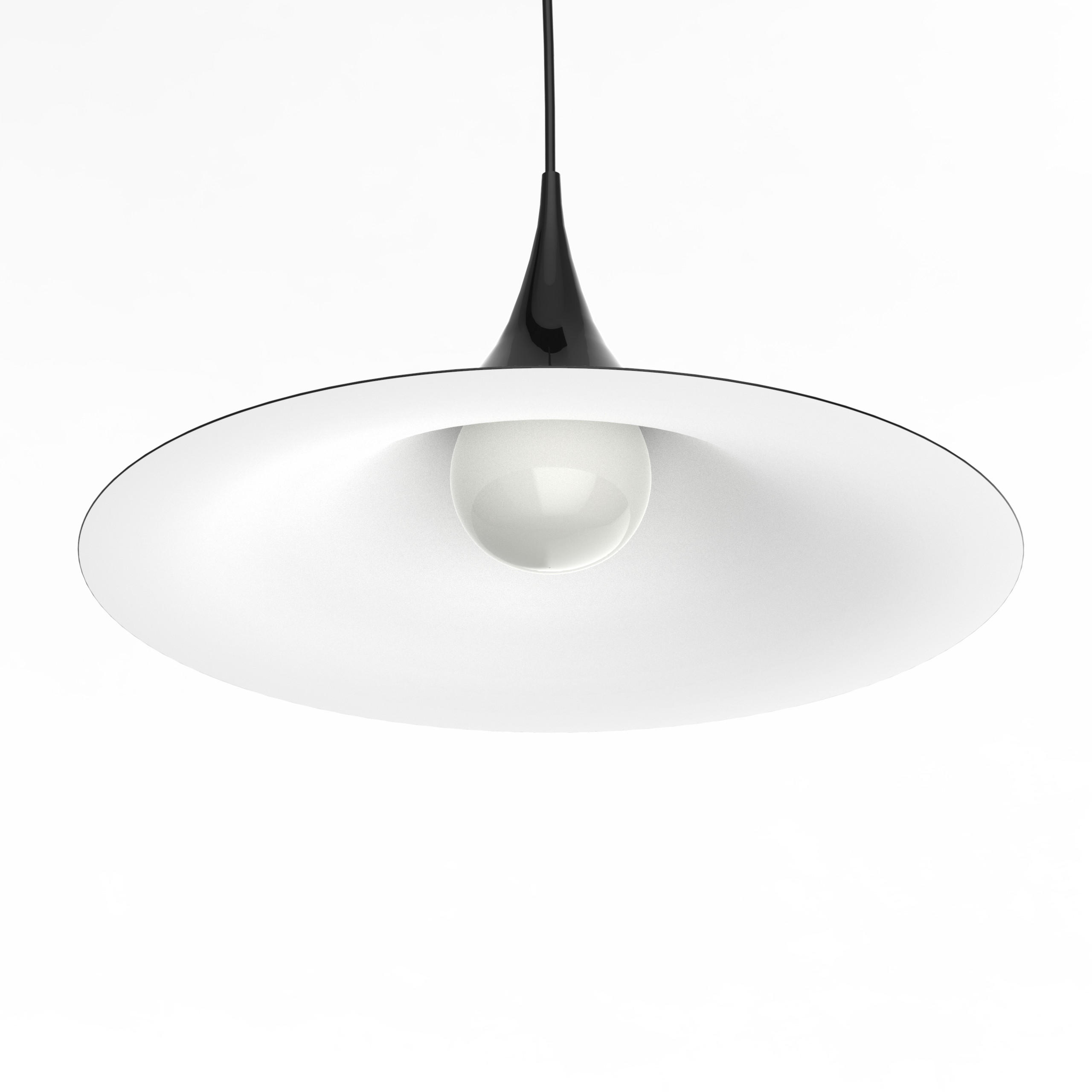 HÄNGELEUCHTE Louie - Schwarz, Metall (33/33/16cm) - Lumicom