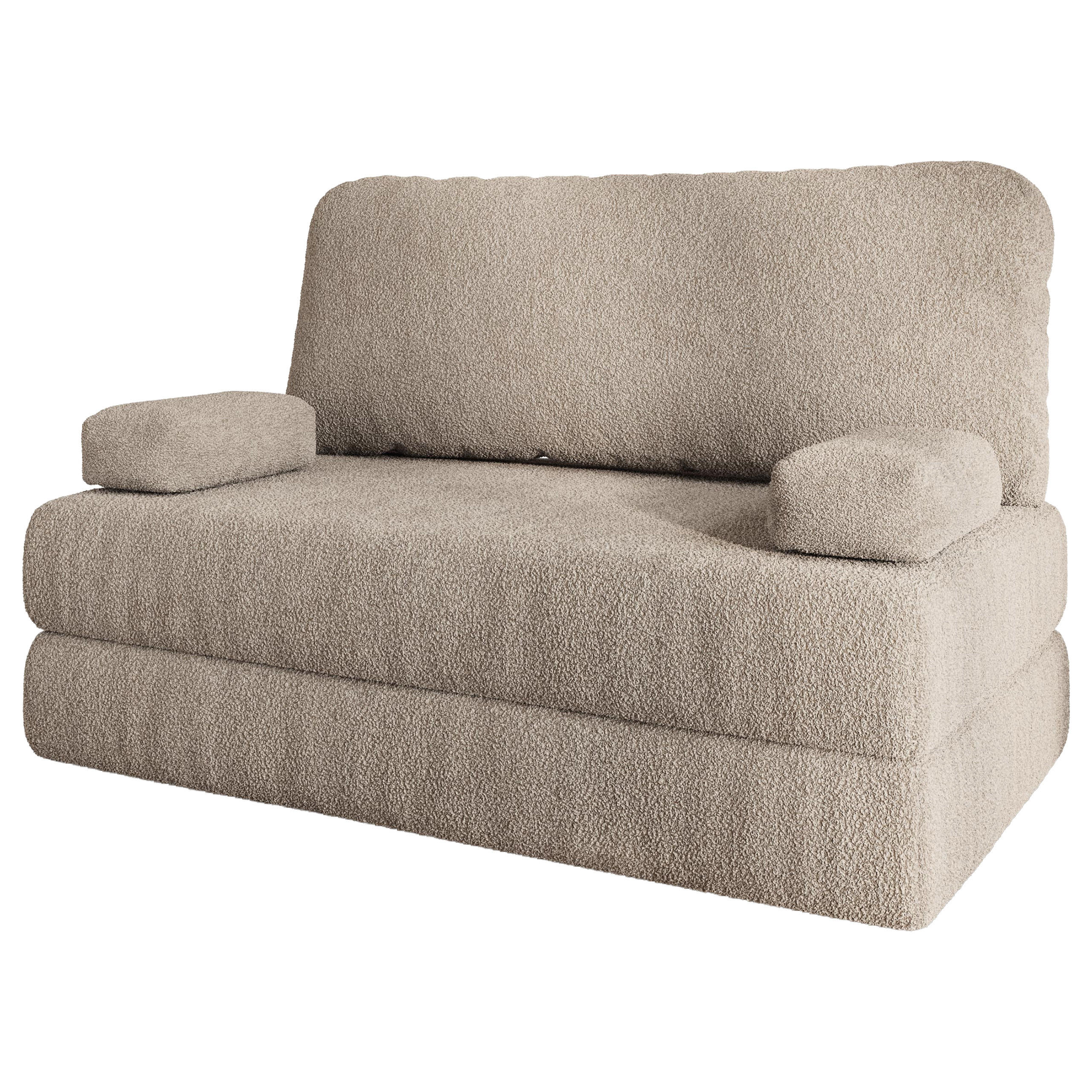 Masseno Bettsofa Beige 140x86x60 cm