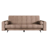 SCHLAFSOFA Zuri - Schwarz/Rosa, Holz/Textil (240/93/91cm) - MIRJAN24