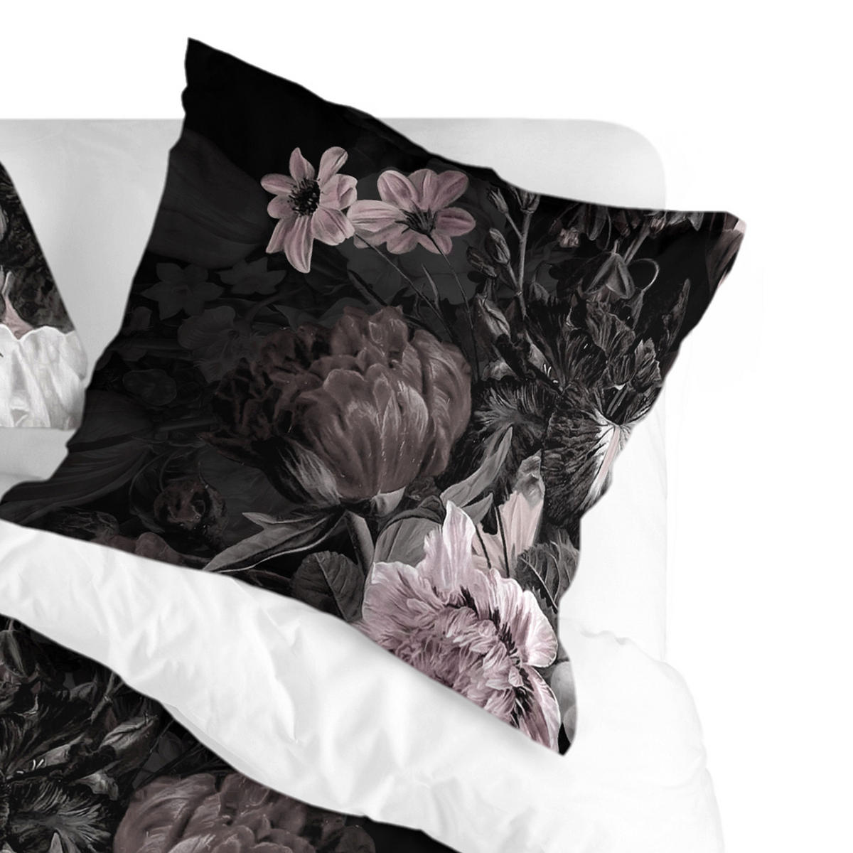 KISSENBEZUG onyx 80x80 cm mehrfarbig - Multicolor, Textil (80/80cm) - Happy Friday