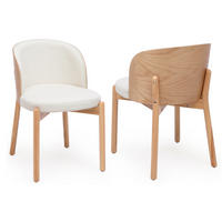 ESSZIMMERSTÜHLE 2er-Set Massivholz Leinen Natur - Naturfarben, Holz (57/74/49cm) - FLIEKS