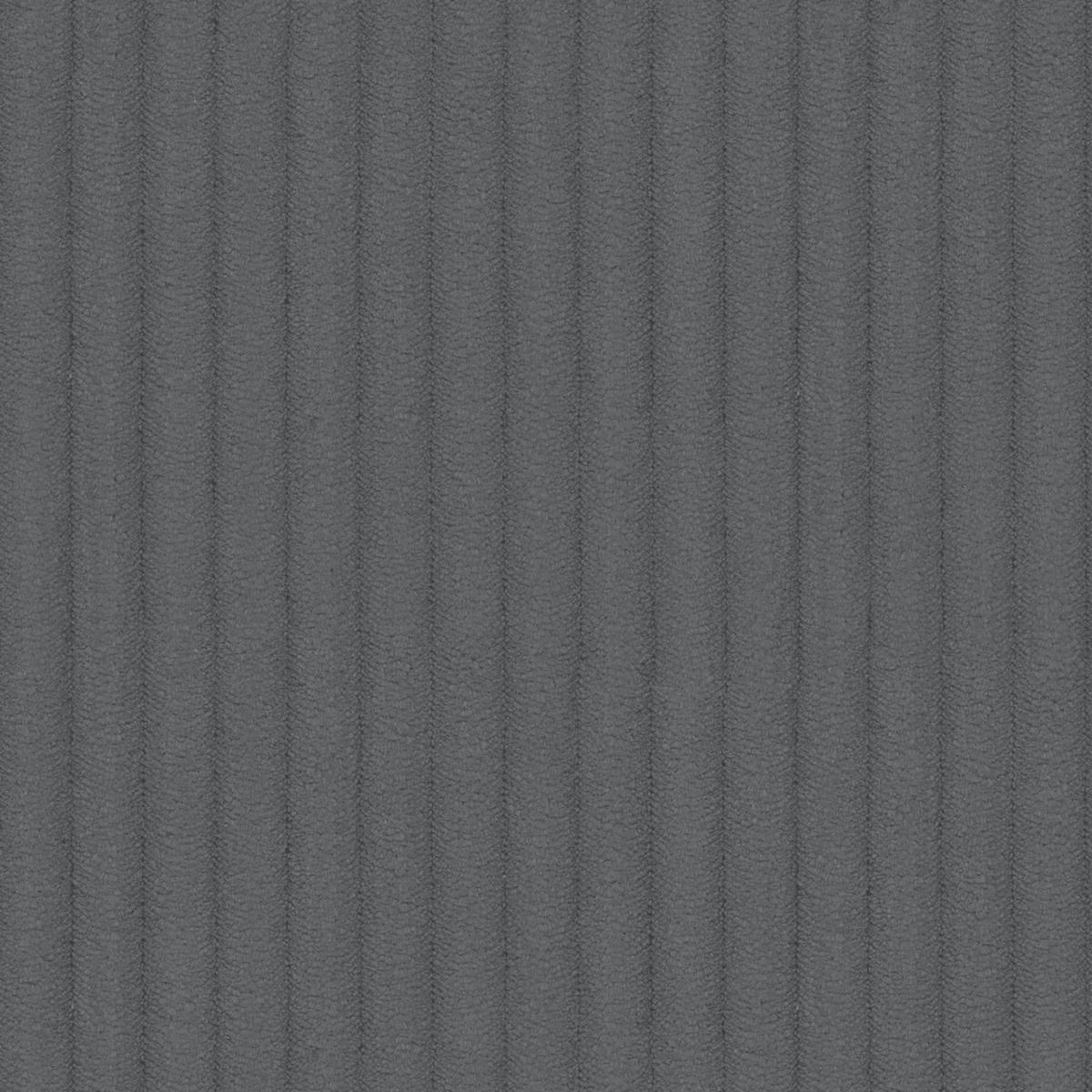 ECKSOFA Rivio mit Schlaffunktion und Bettkasten, Cordstoff Grau - Schwarz/Grau, Holz/Kunststoff (262/149cm) - S-Style