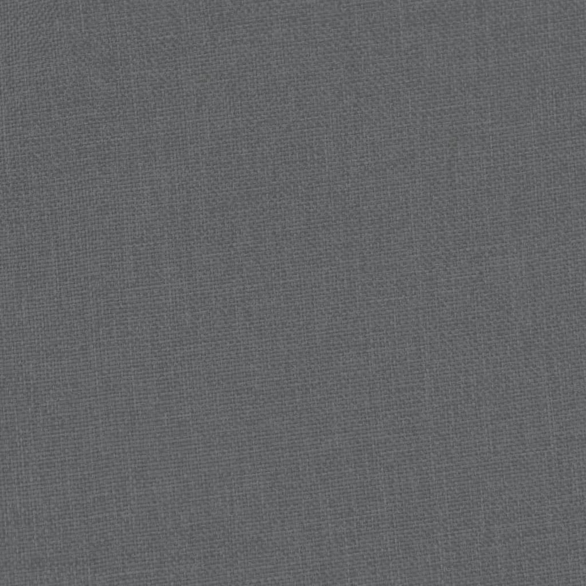 CLUBSESSEL Atmungsaktives Material 70/56/68 cm Grau Stoff - Grau, Textil (56/68/70cm) - vidaXL