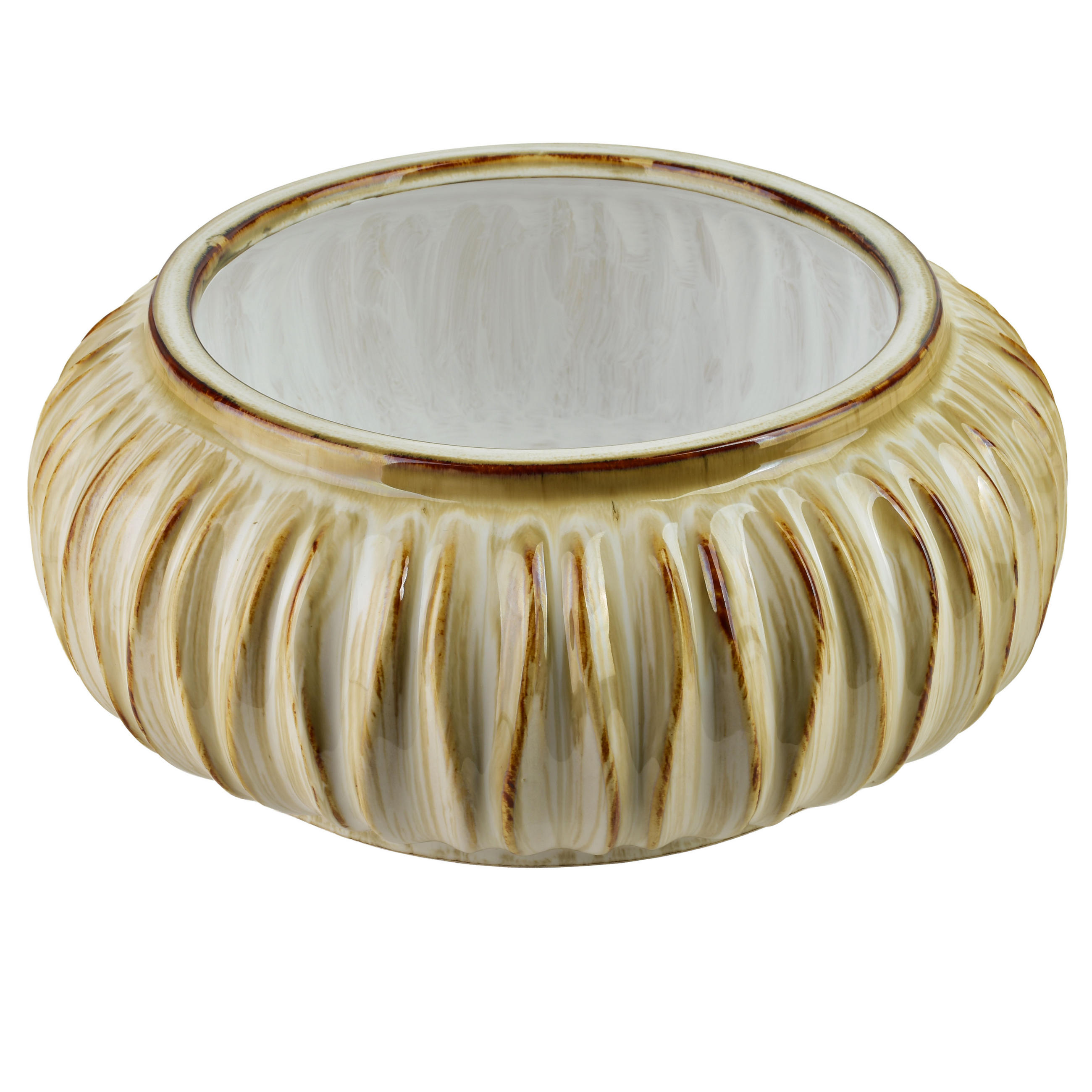VASE Manon Keramik - Beige, Keramik (17cm) - Mondex