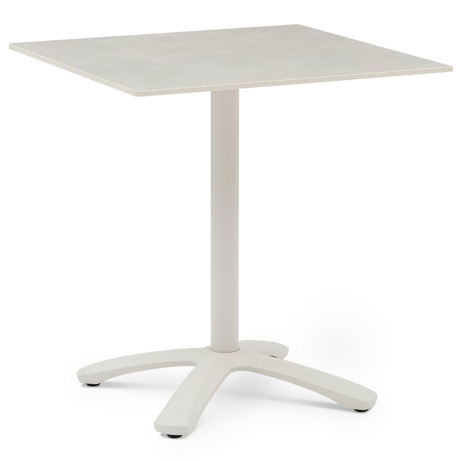GARTENTISCH MASA - Creme, Metall (70/70/74cm) - IDIMEX