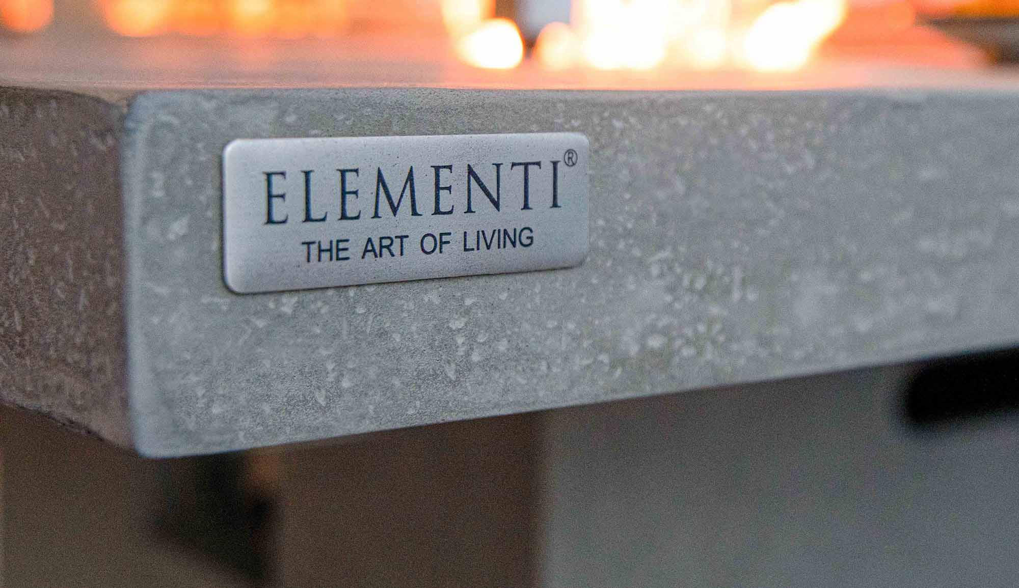 FEUERSTELLE Birmingham in Beton-Optik grau aus Faserbeton - Grau, Stein (127/90/127cm) - Elementi
