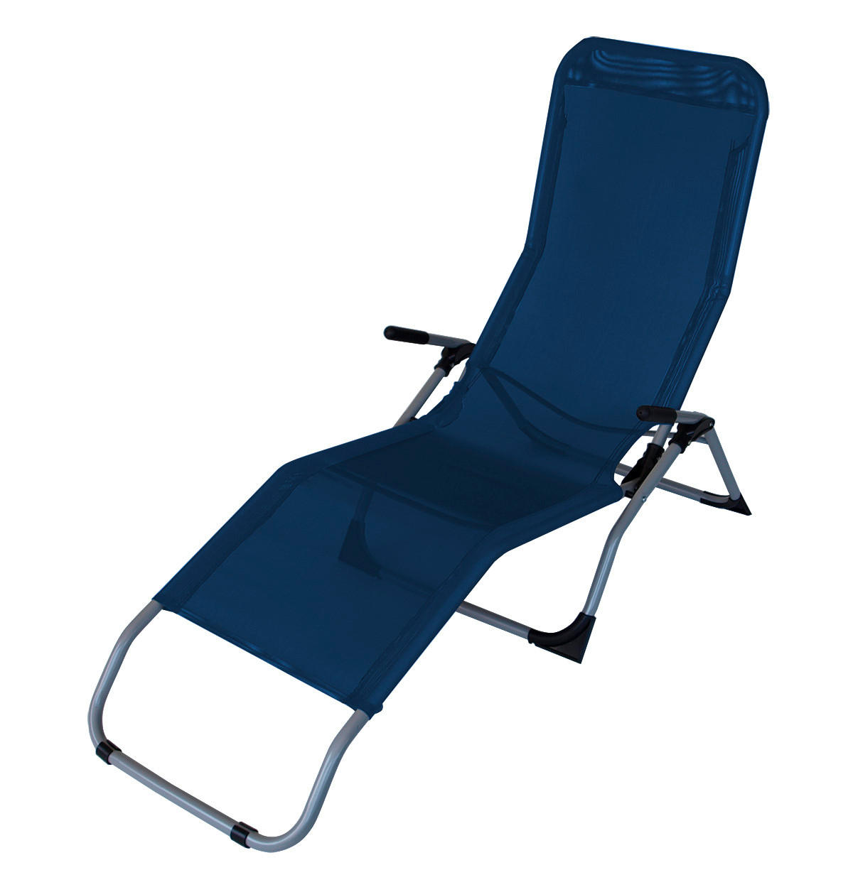 GARTENLIEGE Athen klappbar aus Stahl, Blau - Blau, Metall (59/100/143cm) - TPFGarden