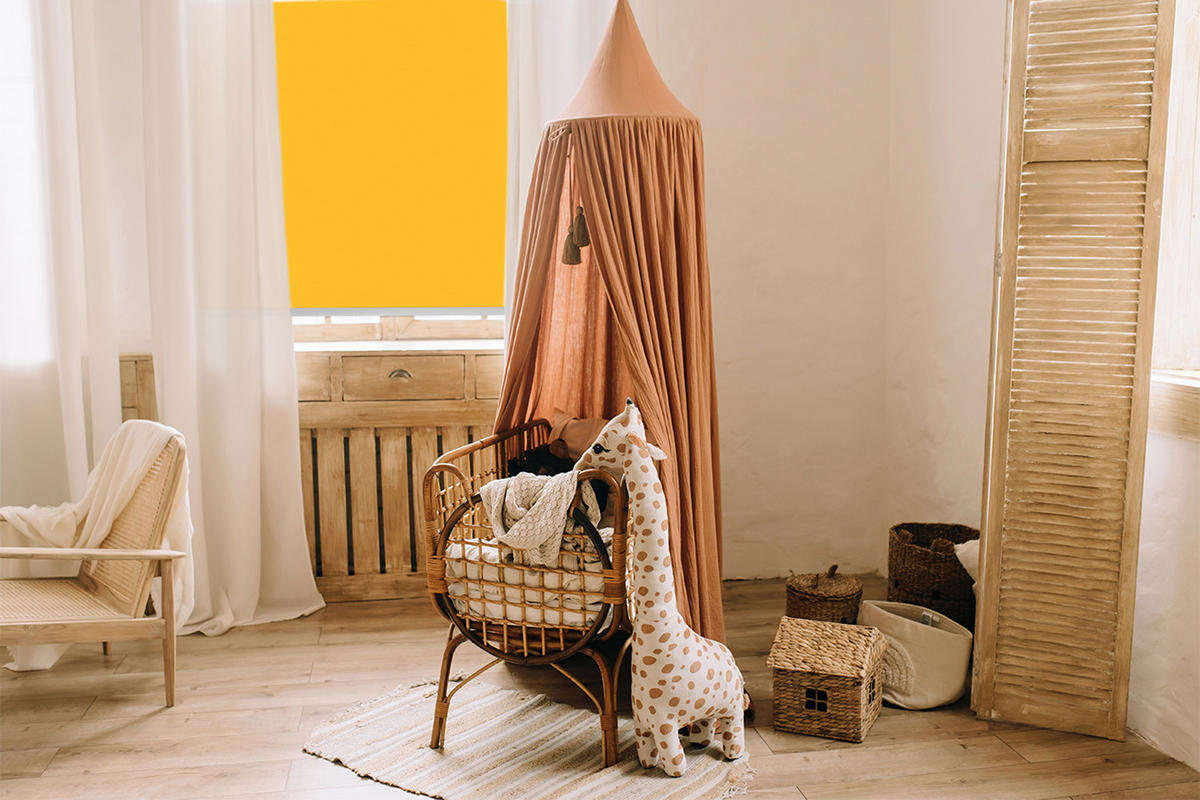 VNÚTORNÁ roleta - okenná roleta - roleta - 90x140 cm - Oranžová - oranžová, plast (90/140/0.5cm) - TULUP