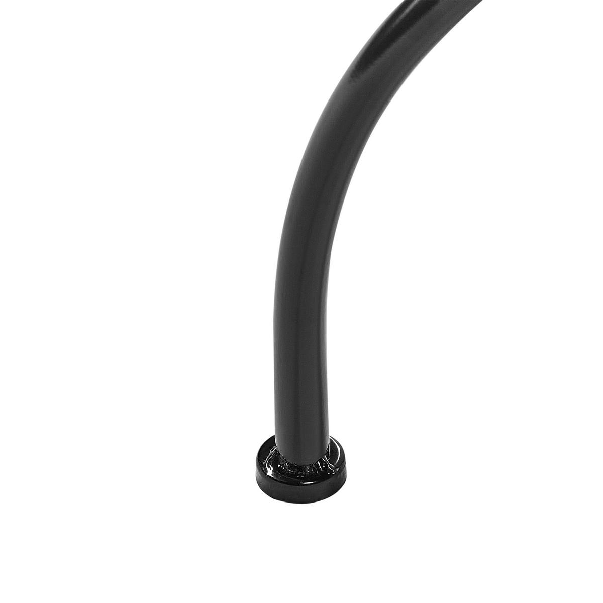 GARTENTISCH Schwarz Carpino - Goldfarben/Schwarz, Metall (60/60/74cm) - Beliani