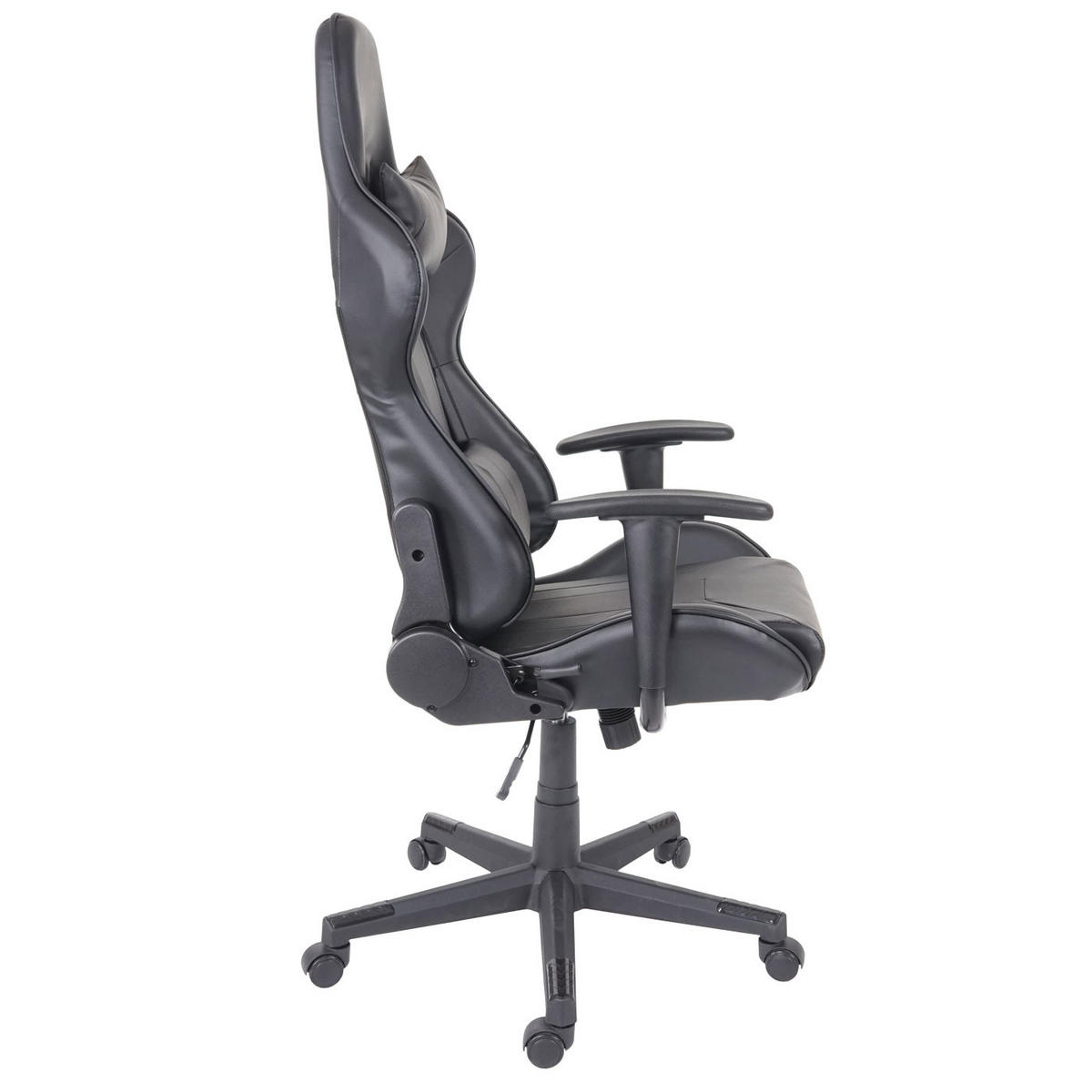 BÜROSTUHL Schwarz - Schwarz, Textil (67/136/69cm) - MCW