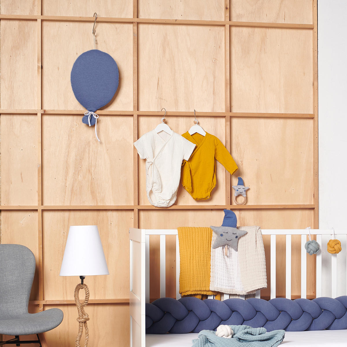 KISSEN Zierkissen Ballonkissen Kinderkissen Kinderzimmer Deko Wanddeko Ballon - Blau, Textil (30/25cm) - nordic coast company