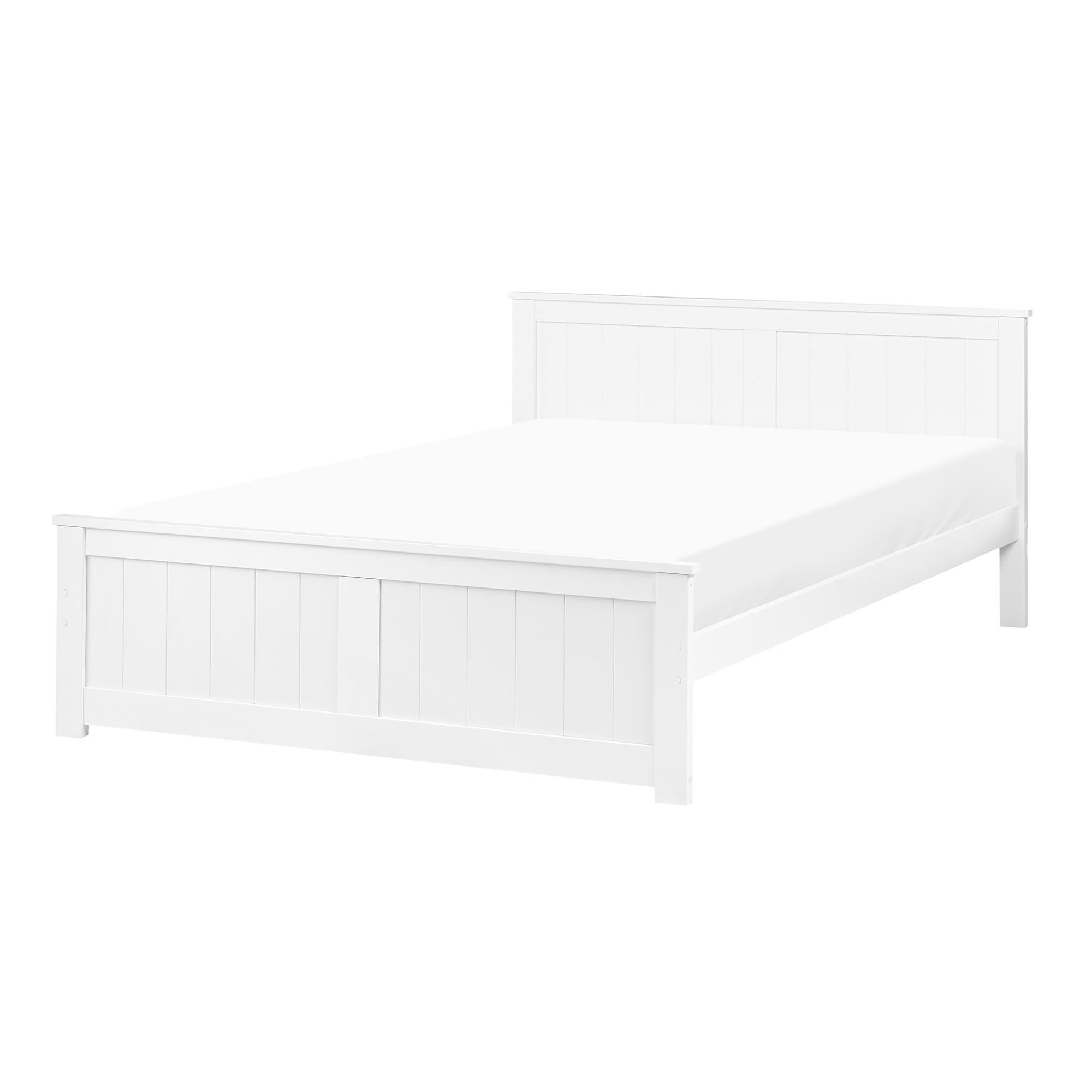 Beliani Bett Weiß 120x200 cm