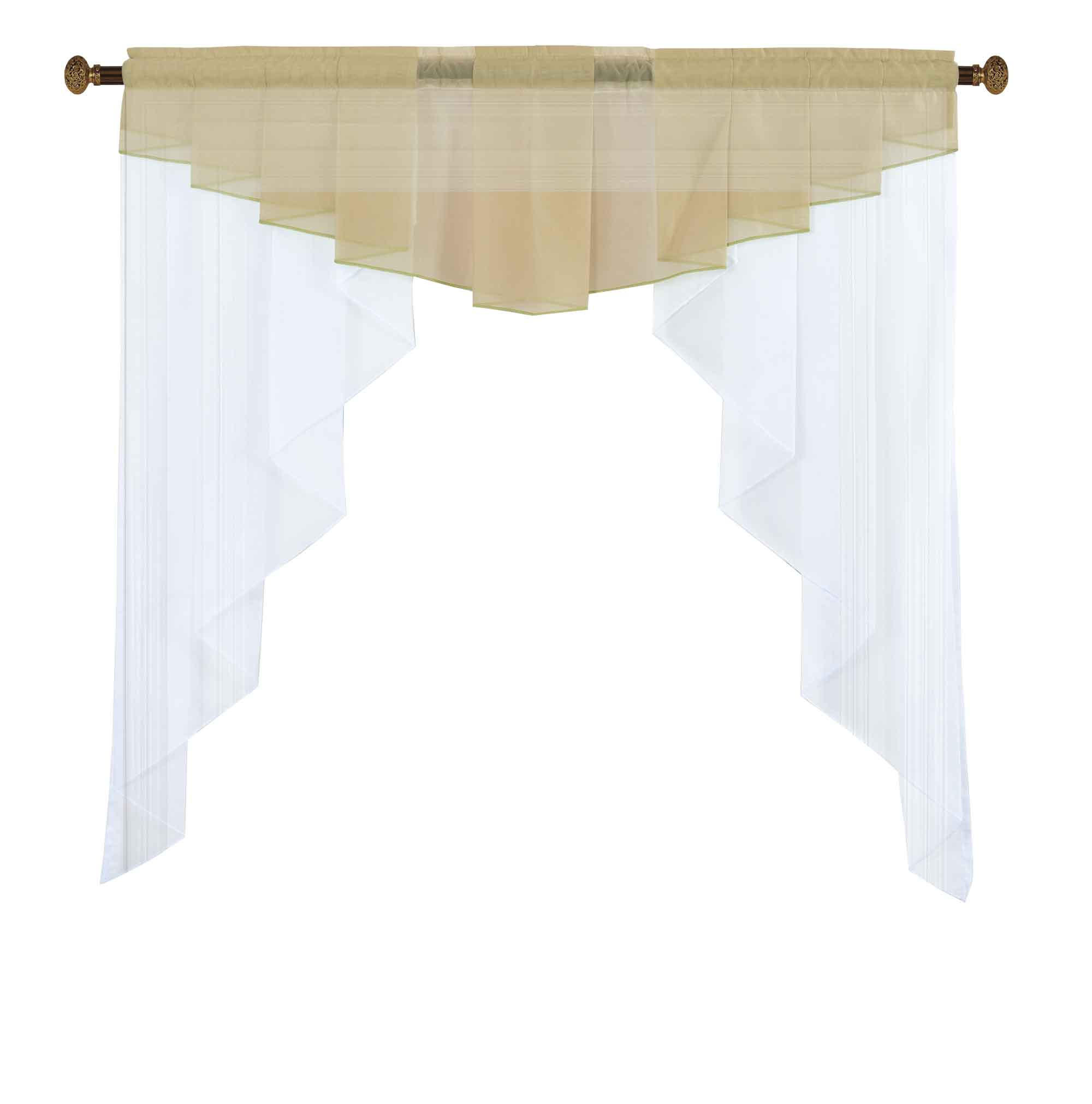 Gardinenbox Scheibengardine Sand 100x100 cm