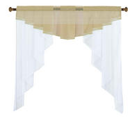 SCHEIBENGARDINE MEIßEN 100x100 cm Sand - Sandfarben, Textil (100/100cm) - Gardinenbox