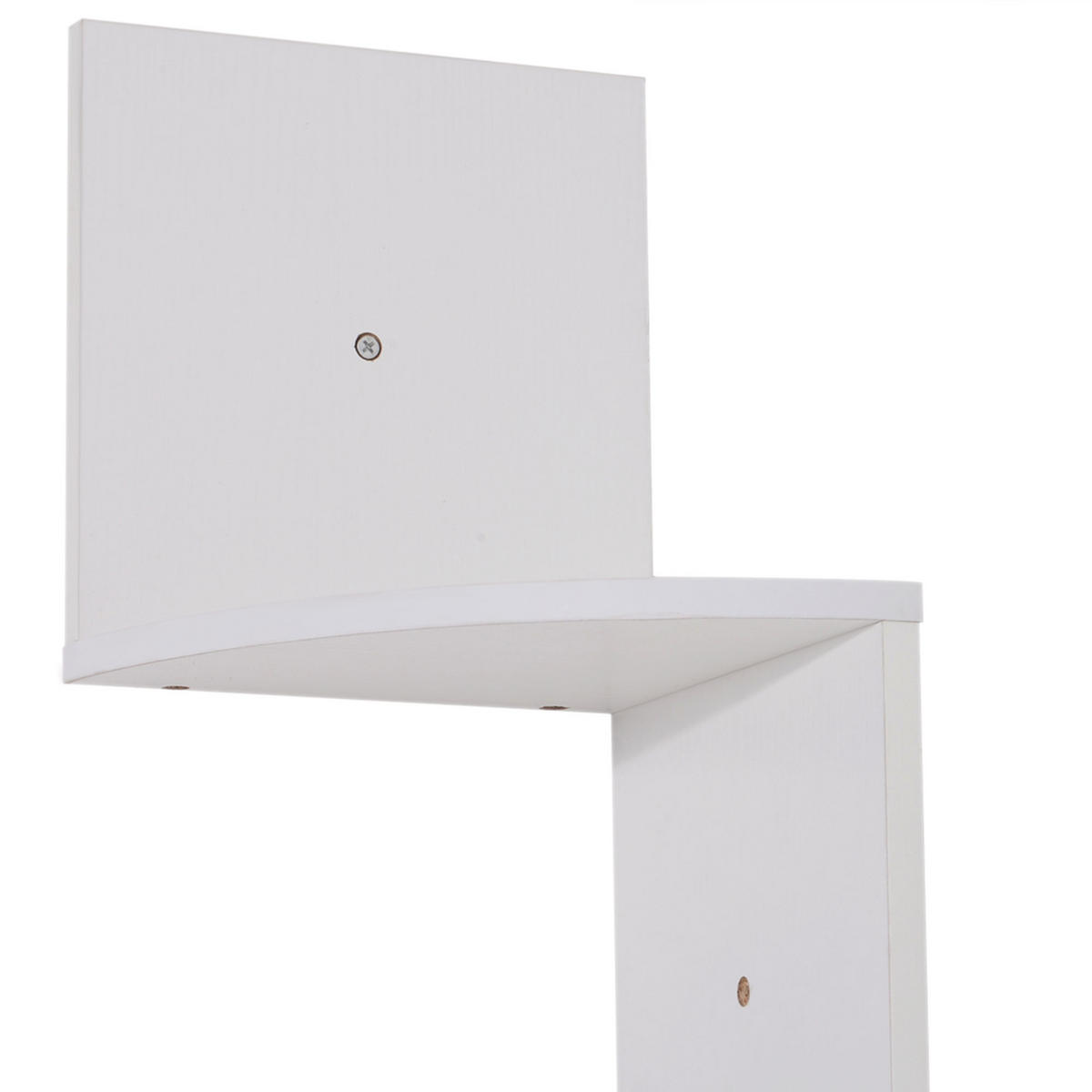 WANDREGAL DE-14237 Zickzack-Design, 5 Ebenen Weiß - Weiß, Holzwerkstoff (20/126/20cm) - ComfortXL