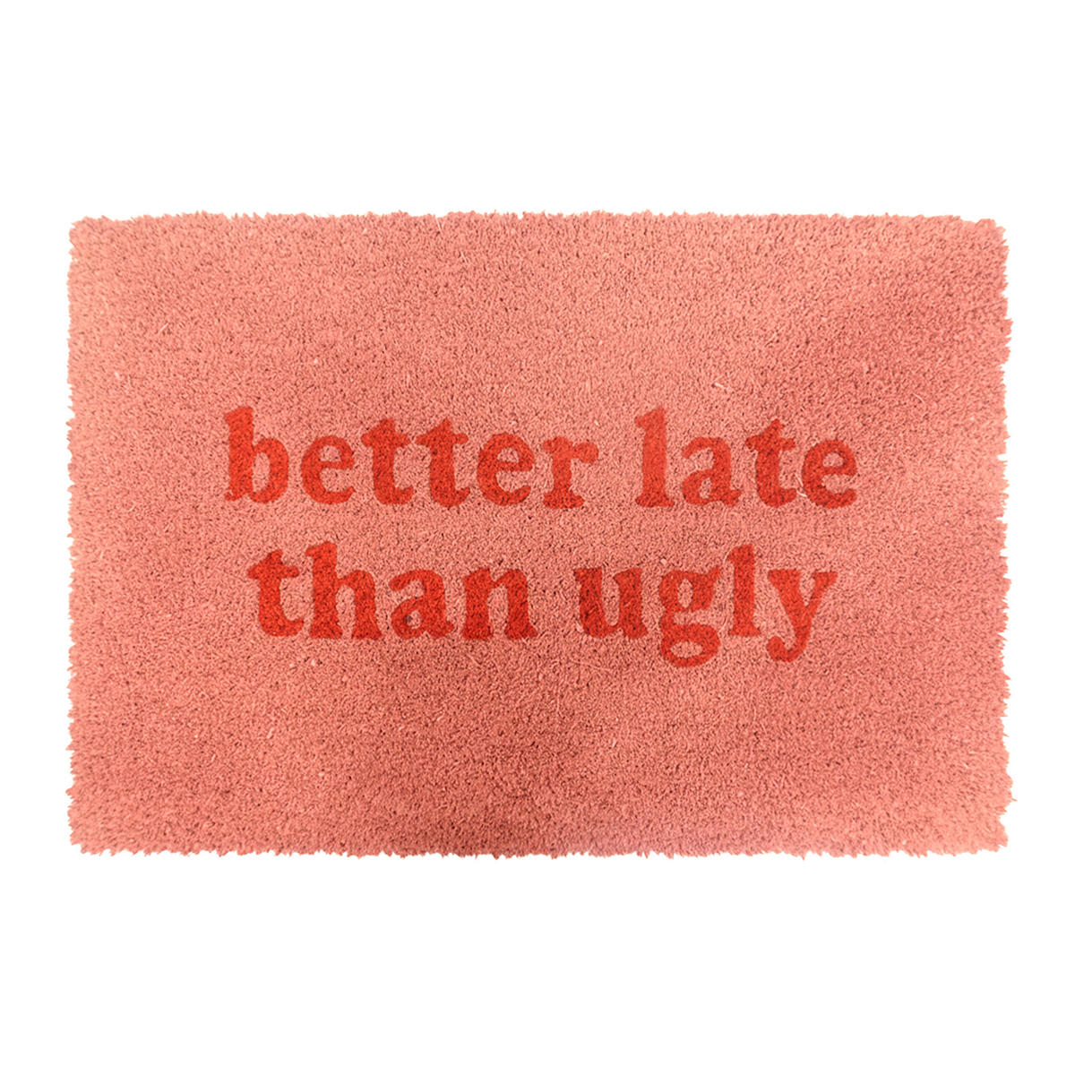 ROHOŽ - pink, textil/plast (60/40cm) - Relaxdays