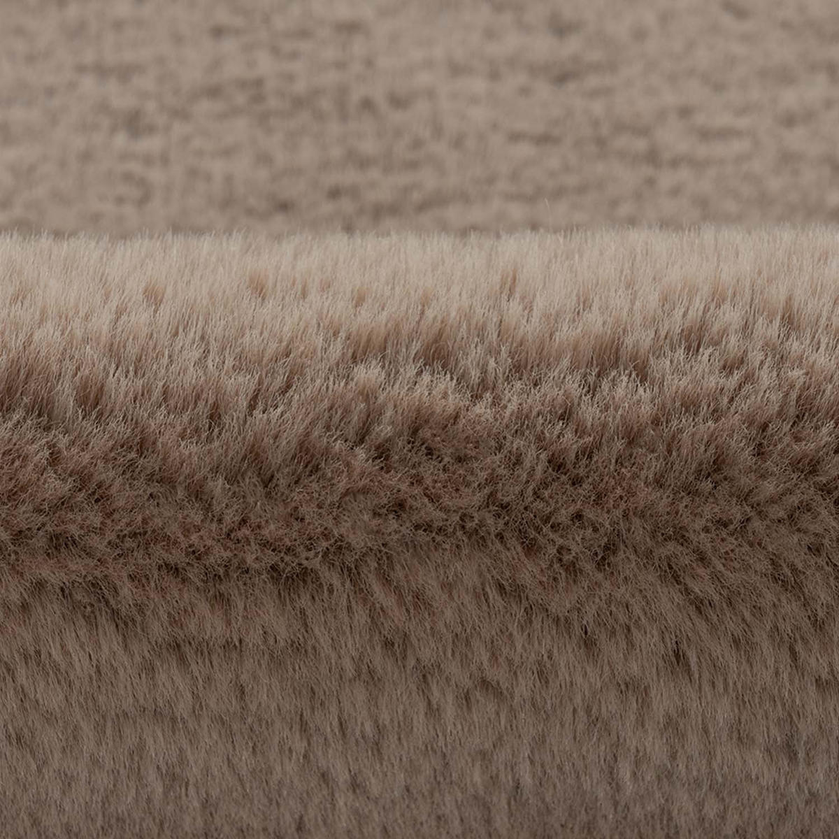 HOCHFLOR-TEPPICH Cosy 500 Taupe 85x130 cm - Taupe, Kunststoff/Textil (85/130cm) - carpet city