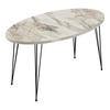 COUCHTISCH Skævinge 90/50/43 - Weiß, Metall (50/90/43cm) - [en.casa]